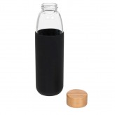 Kai 540 ml Sportflasche aus Glas mit Holzdeckel