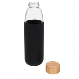 Kai 540 ml Sportflasche aus Glas mit Holzdeckel