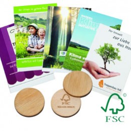 Einkaufschip „Green Coin“ aus FSC-zertifiziertem Birkenholz