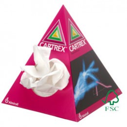 Taschentuchspender Pyramide – FSC-zertifiziert